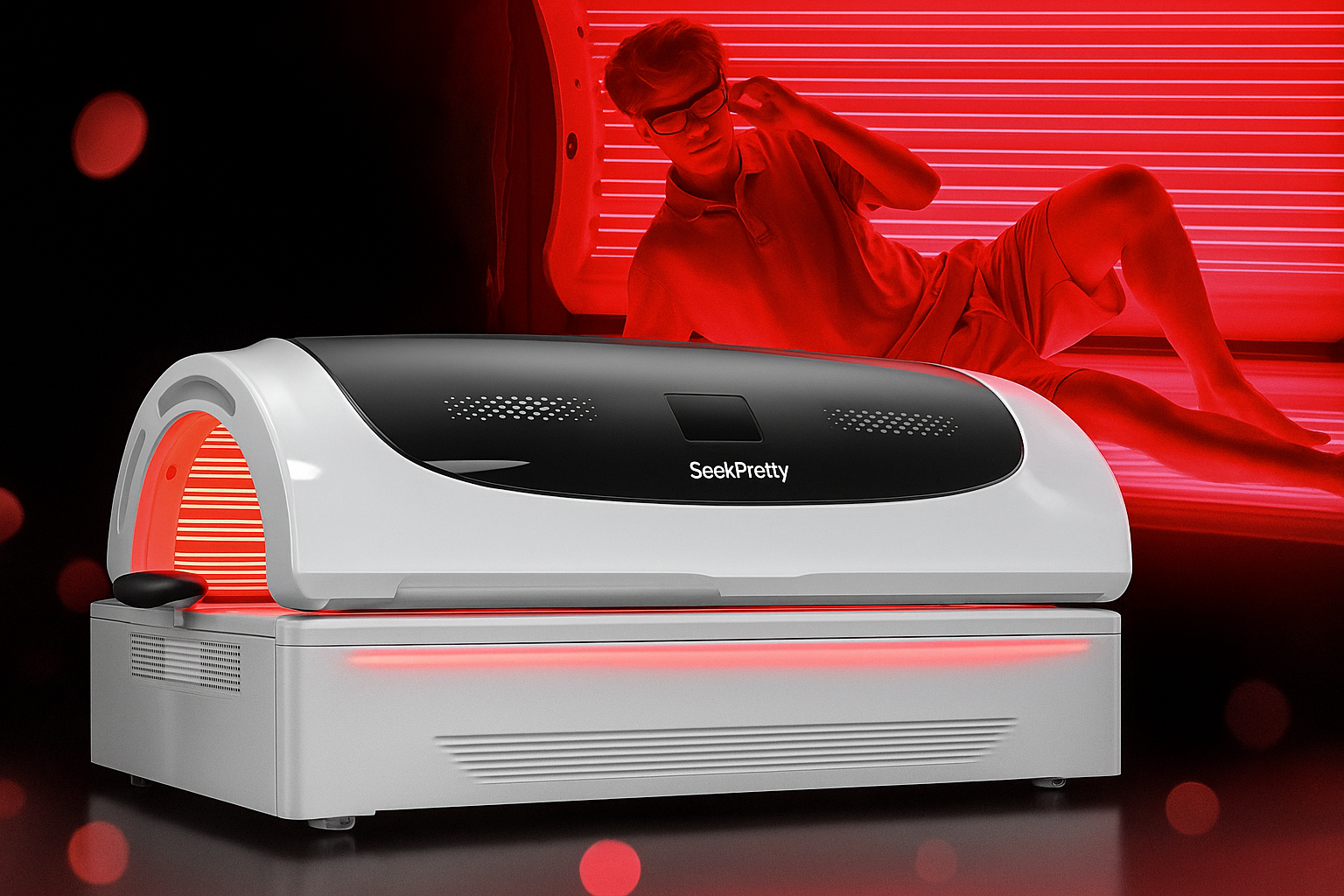 SeekPretty RadianceArc 900 Red Light Therapy Bed