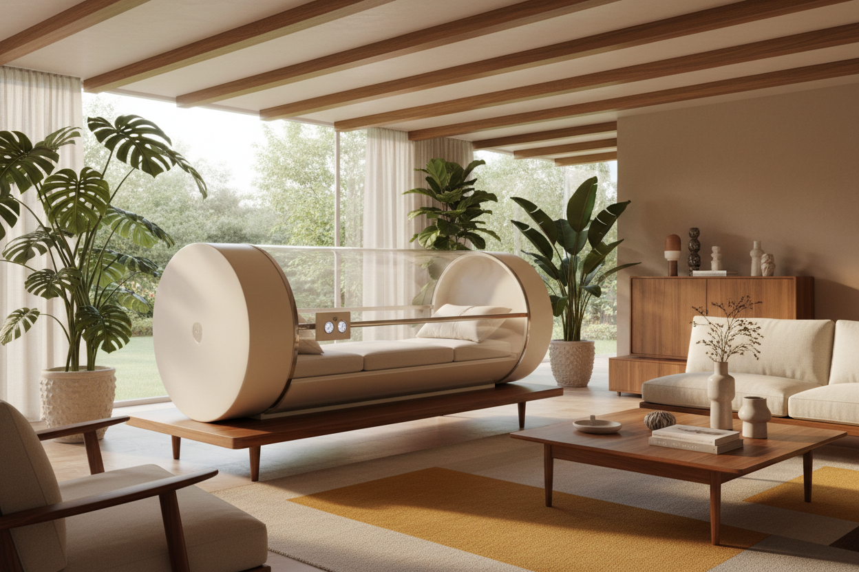 make the design of hyperbaric oxygen chamber less aggressive